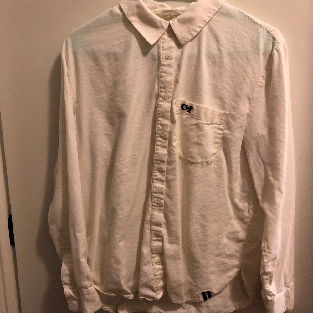 Court & Rowe Bone White Button Down Shirt